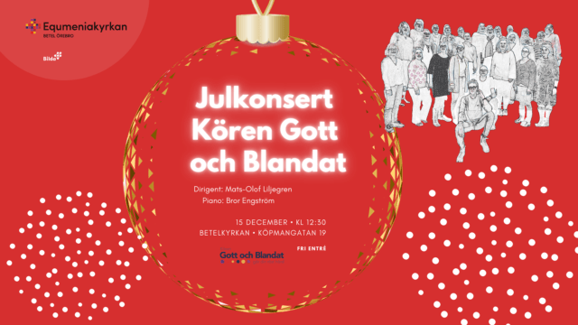 Julkonsert med Kören Gott och Blandat