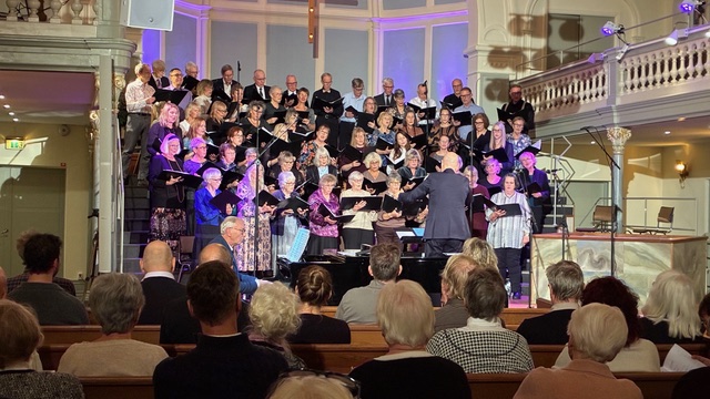 Tre körer i magnifik 150-års konsert